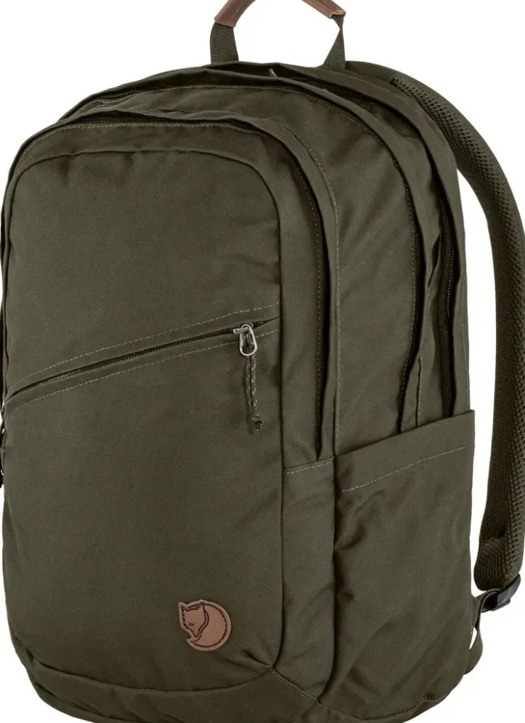 Day Packs-Fjallraven Raven 28L Rucksack - Dark Olive