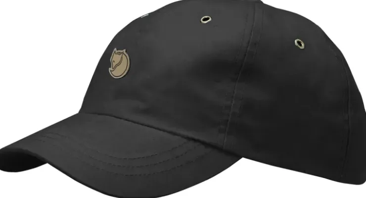 Hats-Fjallraven Vidda Cap - Dark Grey