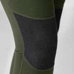 Trousers & Leggings-Fjallraven Womens Abisko Trekking Tights HD - Port
