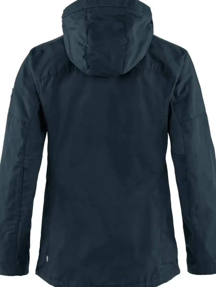 Casual Jackets-Fjallraven Womens Kaipak Jacket - Dark Navy