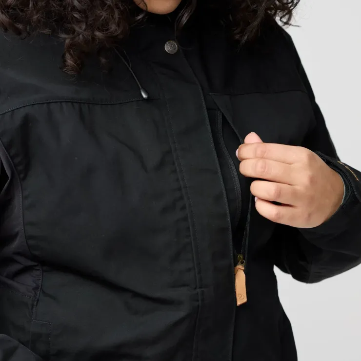Casual Jackets-Fjallraven Womens Kaipak Jacket - Dark Navy