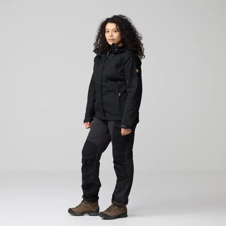 Casual Jackets-Fjallraven Womens Kaipak Jacket - Dark Navy