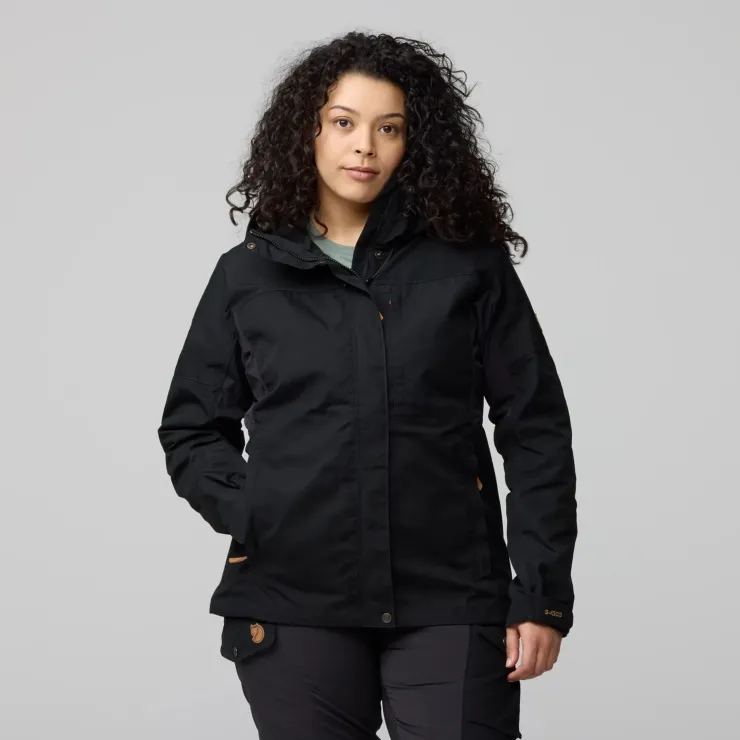 Casual Jackets-Fjallraven Womens Kaipak Jacket - Dark Navy