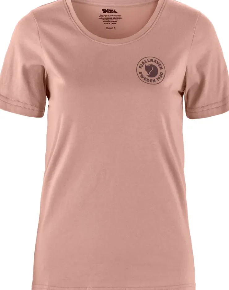 T-Shirts & Baselayers-Fjallraven Womens 1960 Logo T-shirt - Dusty Rose