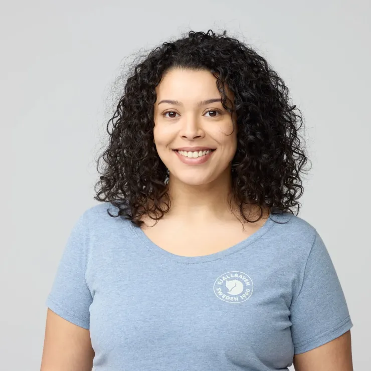 T-Shirts & Baselayers-Fjallraven Womens 1960 Logo T-shirt - Dusty Rose