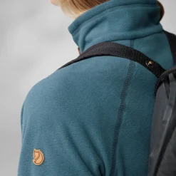Fleece & Mid Layer-Fjallraven Womens Ovik Lite Fleece Jacket - Mountain Blue