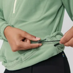 Fleece & Mid Layer-Fjallraven Womens Vardag Lite Fleece - Patina Green