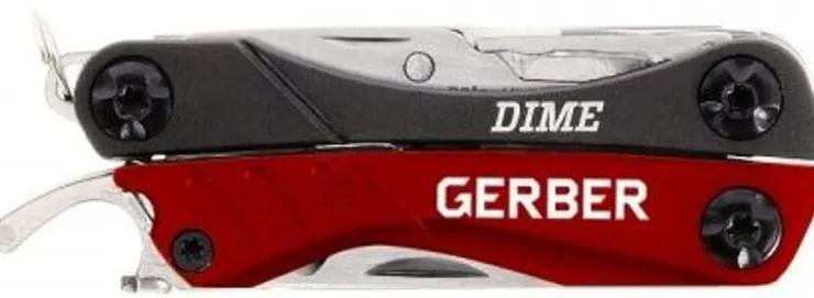 Knives & Multi-Tools-Gerber Dime Pocket Micro Tool - Red