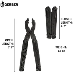 Knives & Multi-Tools-Gerber Dual Force Multi-Tool - Black