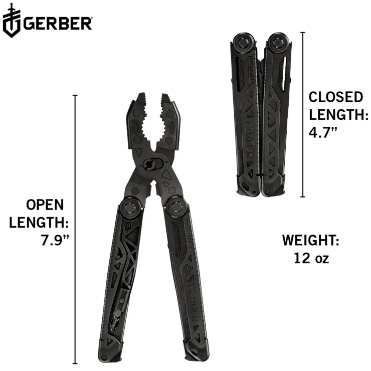 Knives & Multi-Tools-Gerber Dual Force Multi-Tool - Black