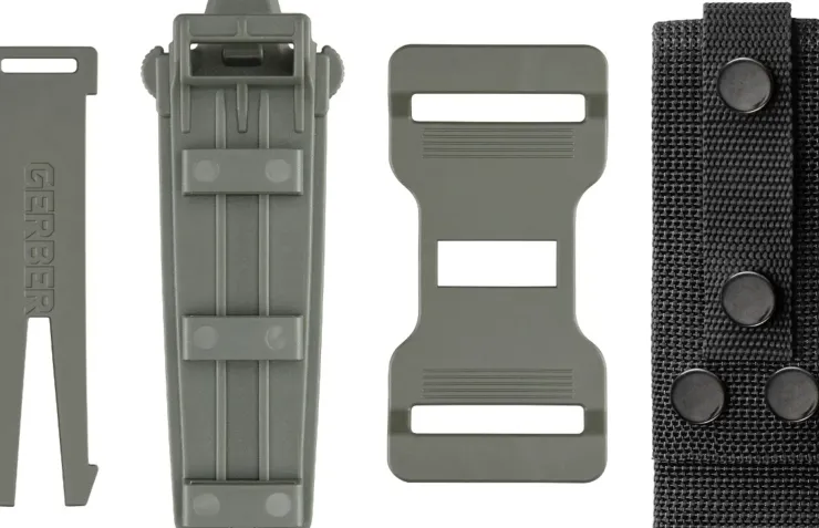 Knives & Multi-Tools-Gerber Strongarm Camp Knife and Sheath - Green