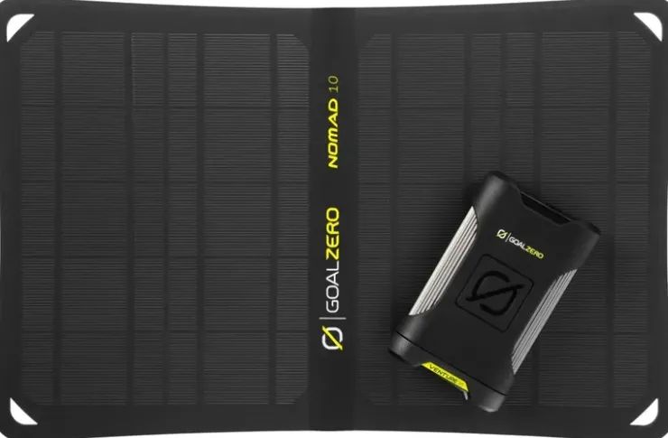 Power Banks And Solar Chargers-Goal Zero Venture 35 and Nomad 10 Power Kit