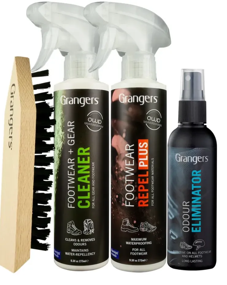 Footwear Cleaning & Proofing-Grangers Footwear Care Kit