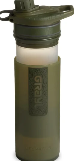 Water Purification-Grayl GeoPress Purifier Bottle - Olive Drab
