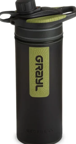 Water Purification-Grayl GeoPress Purifier Bottle - Black Camo