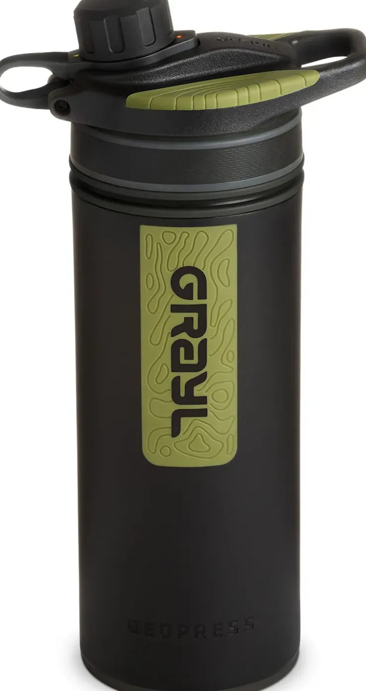 Water Purification-Grayl GeoPress Purifier Bottle - Black Camo