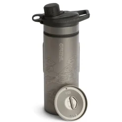Water Purification-Grayl GeoPress Ti Purifier Plus Cook Lid - Covert Black
