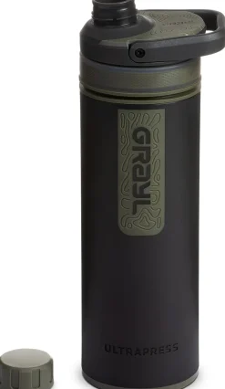 Water Purification-Grayl UltraPress Purifier Bottle - Camp Black