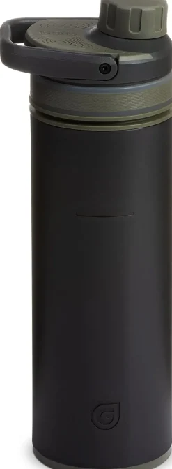Water Purification-Grayl UltraPress Purifier Bottle - Camp Black
