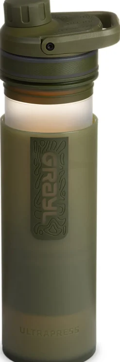 Water Purification-Grayl UltraPress Purifier Bottle - Olive Drab