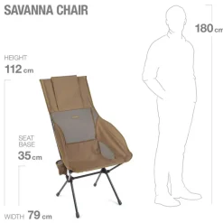 Camping Furniture-Helinox Savanna Chair - Coyote Tan
