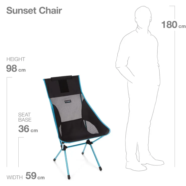 Camping Furniture-Helinox Sunset Chair - Black