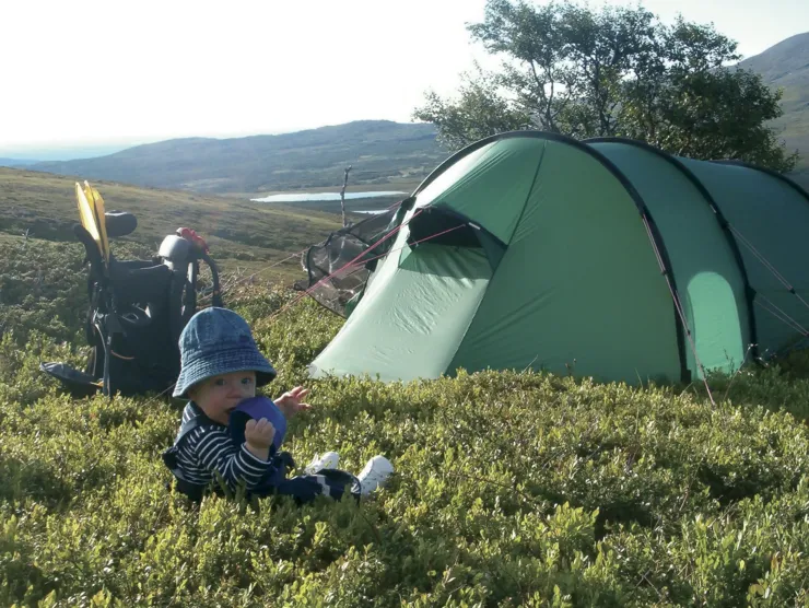 Backpacking & Lightweight Tents-Hilleberg Nammatj 3 GT Tent - Green