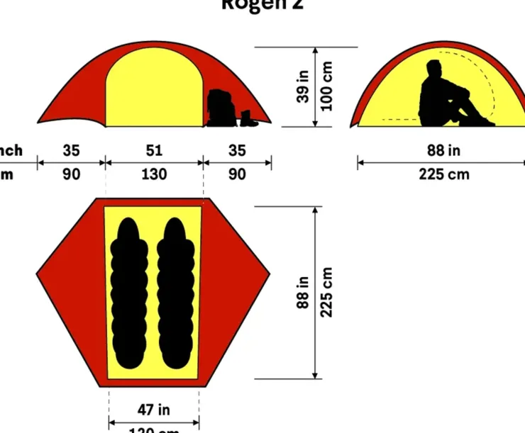 Backpacking & Lightweight Tents-Hilleberg Rogen 2 Tent - Green