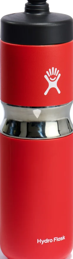 Water Bottles-Hydro Flask 20oz Wide Mouth Insulated Sport Bottle - Goji