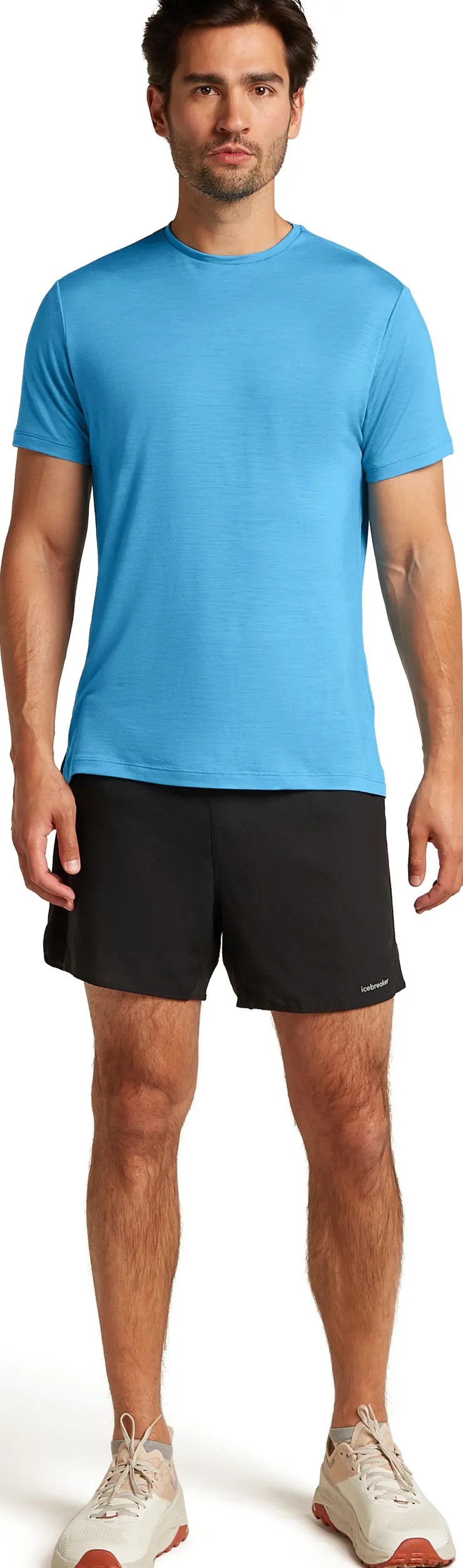 T-Shirts & Baselayers-Icebreaker Mens Merino 125 Cool-Lite Sphere III SS Tee - Arctic