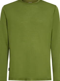 T-Shirts & Baselayers-Icebreaker Mens Merino 125 Cool-Lite Sphere III LS Tee - Spagnum