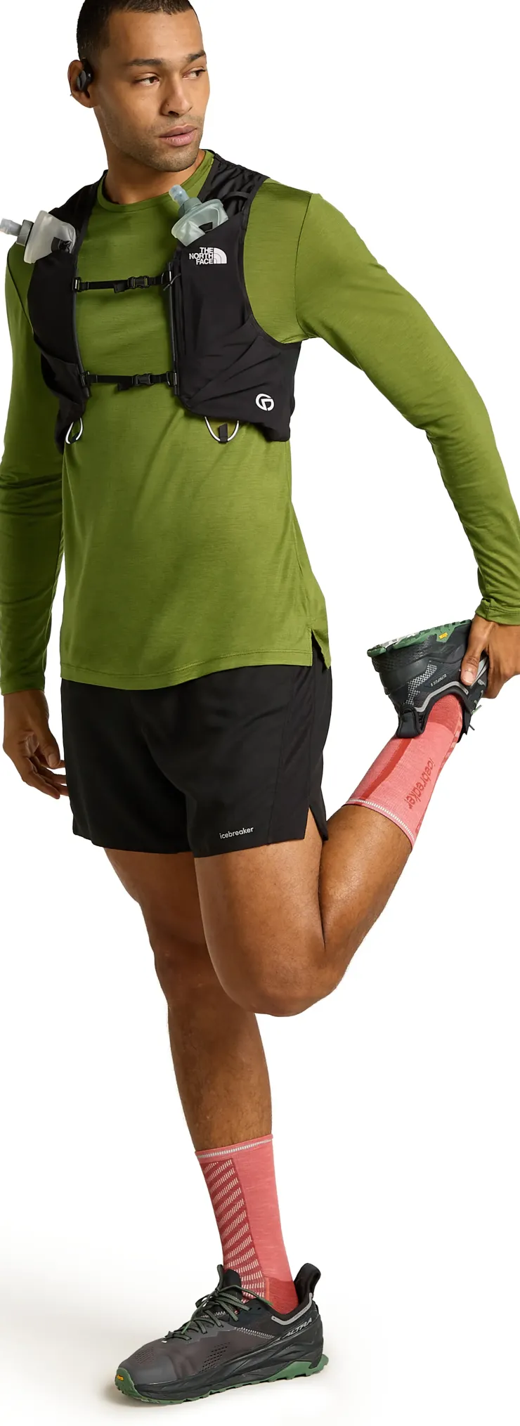 T-Shirts & Baselayers-Icebreaker Mens Merino 125 Cool-Lite Sphere III LS Tee - Spagnum