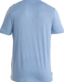 T-Shirts & Baselayers-Icebreaker Mens Merino 150 Tech Lite III SS Tee - Van Camp - Kyanite