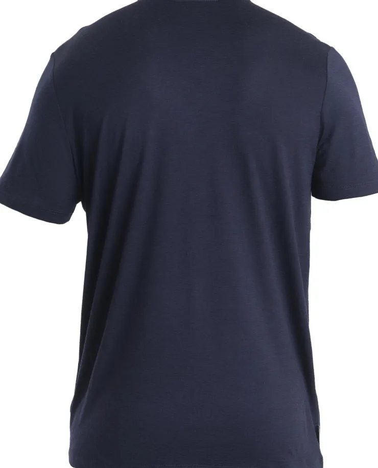 T-Shirts & Baselayers-Icebreaker Mens Merino 150 Tech Lite III SS Tee - Midnight Navy