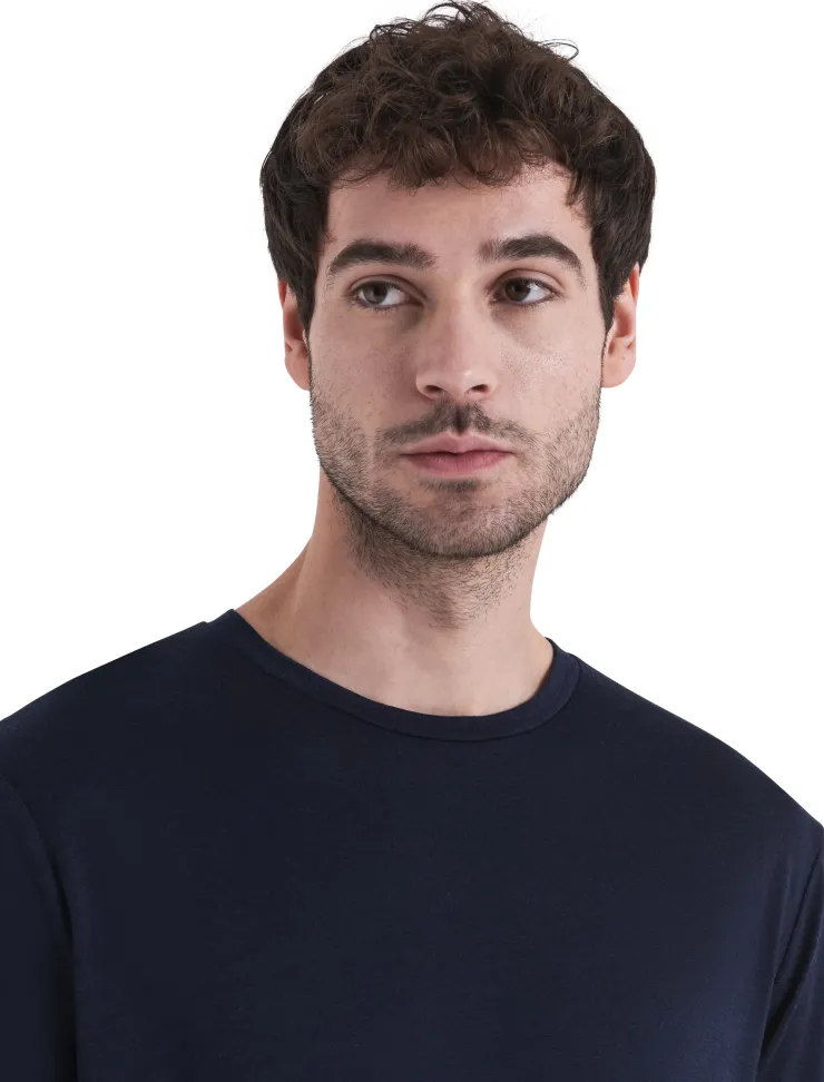 T-Shirts & Baselayers-Icebreaker Mens Merino 150 Tech Lite III SS Tee - Midnight Navy