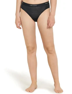 Underwear-Icebreaker Womens 125 Cool-Lite Sprite Hipster - Black