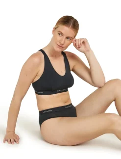 Underwear-Icebreaker Womens 125 Cool-Lite Sprite Hipster - Black