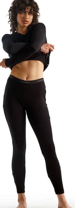 Trousers & Leggings-Icebreaker Womens 175 Everyday Leggings - Black