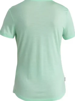 T-Shirts & Baselayers-Icebreaker Womens Merino 125 Cool-Lite Sphere III SS Scoop Tee - Glass