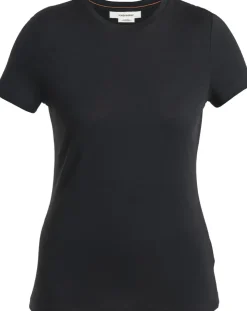 T-Shirts & Baselayers-Icebreaker Womens Merino 150 Tech Lite III SS Tee - Black