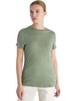 T-Shirts & Baselayers-Icebreaker Womens Merino 150 Tech Lite III SS Tee - Lichen
