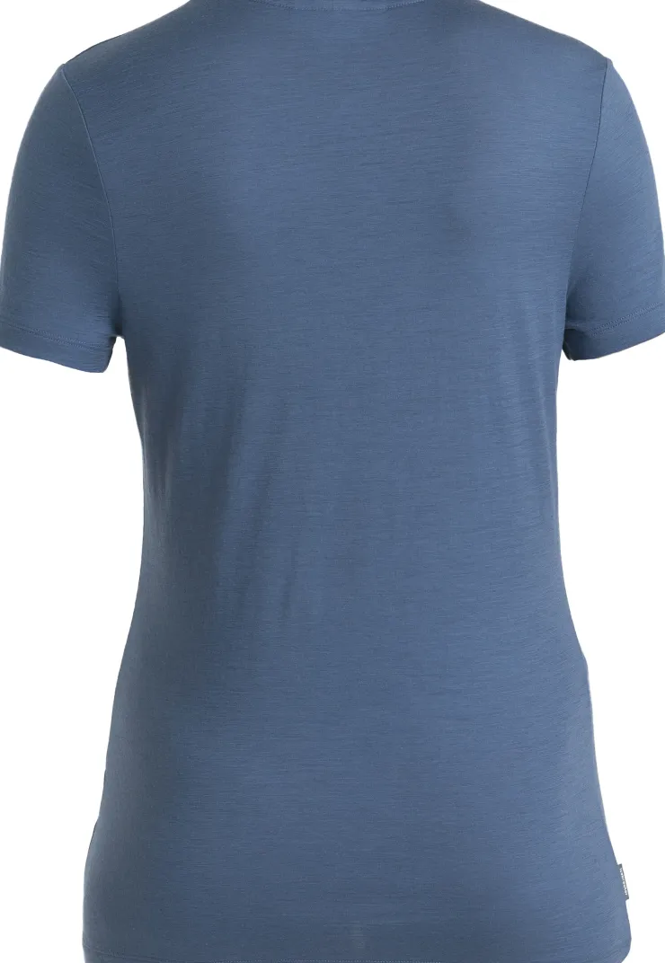 T-Shirts & Baselayers-Icebreaker Womens Merino 150 Tech Lite III SS Tee - Dawn
