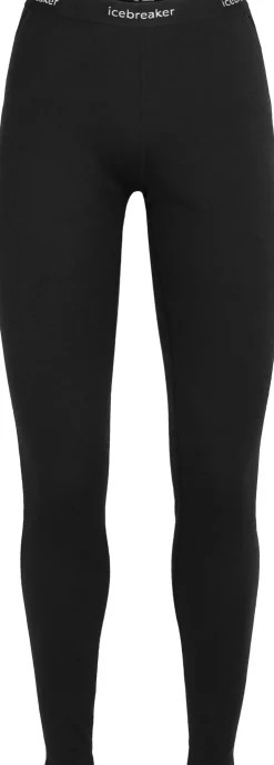 Trousers & Leggings-Icebreaker Womens 200 Oasis Leggings - Black