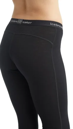Trousers & Leggings-Icebreaker Womens 200 Oasis Leggings - Black