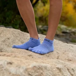 Socks|Socks-Injinji Womens Run Lightweight No Show Toe Socks - Bluebell