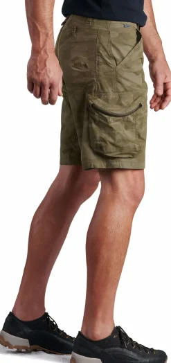 Shorts-Kuhl Mens Ambush Cargo Shorts - Green Camo