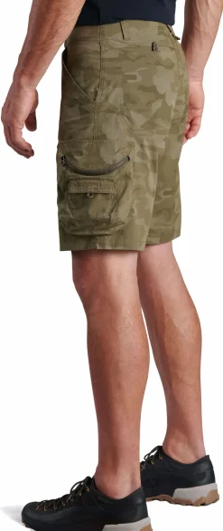 Shorts-Kuhl Mens Ambush Cargo Shorts - Green Camo
