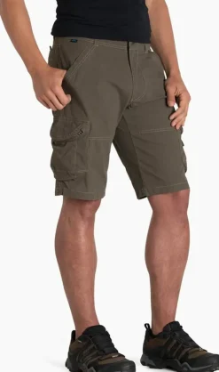Shorts-Kuhl Mens Ambush Cargo Shorts - Gun Metal
