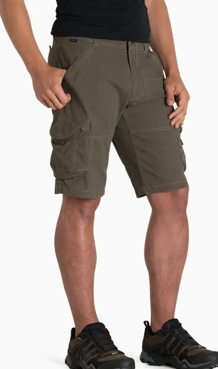 Shorts-Kuhl Mens Ambush Cargo Shorts - Gun Metal
