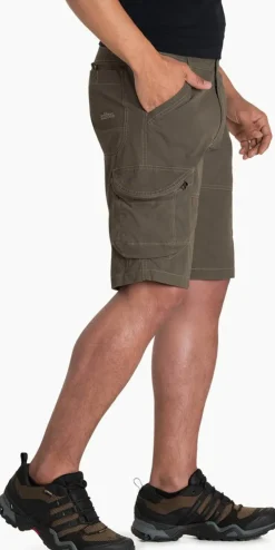 Shorts-Kuhl Mens Ambush Cargo Shorts - Gun Metal